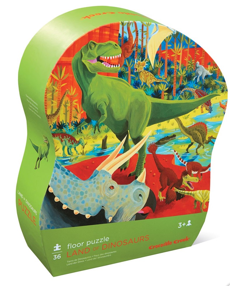 Пазл – Земля динозавров. 36 деталей  